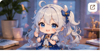 蓝色二次元桌宠